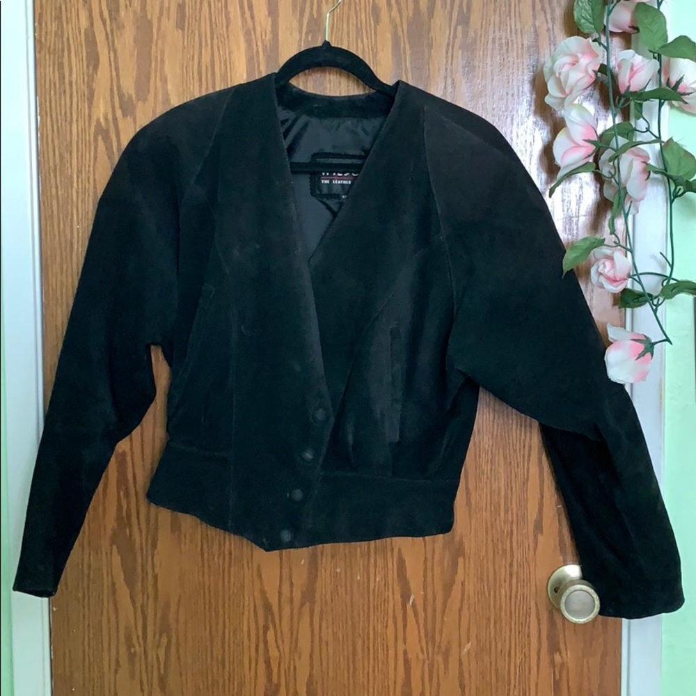 Vintage leather riding jacket